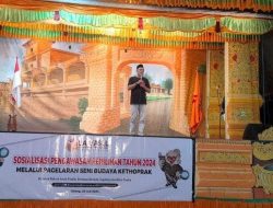 Melalui Seni Budaya, Bawaslu Kudus Sosialisasikan Pengawasan Pemilihan Tahun 2024