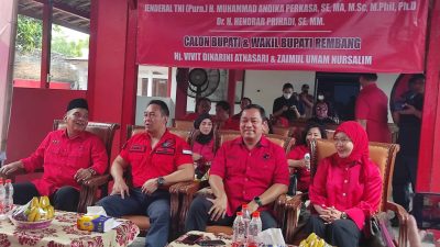Andika Perkasa-Hendrar Prihadi Hadiri Rakercabsus di Rembang