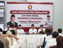 Gerindra Rembang Gelar Sosialisasi Kinerja 130 Hari Prabowo Gibran, Bersama DPR RI Ajak Kader Kawal Program hingga ke Akar Rumput