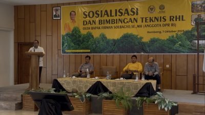 Firman Soebagyo Dorong Rehabilitasi Hutan Jadi Sumber Ekonomi Baru Warga