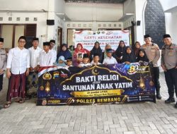 Polres Rembang Gelar Bakti Kesehatan di Ponpes Gus Baha