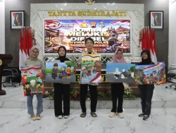 5 Pelukis Difabel Asal Tegal Ikuti Lomba Konten Kreatif Divisi Humas Polri LPP RRI