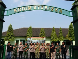 Kapolresta Surakarta dan Kodim 0735 Surakarta Kokohkan Sinergi TNI-Polri