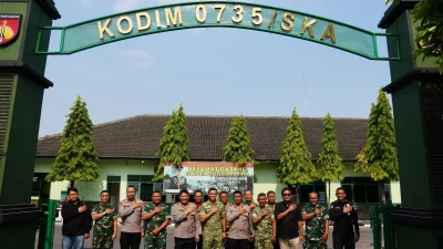 Kapolresta Surakarta dan Kodim 0735 Surakarta Kokohkan Sinergi TNI-Polri