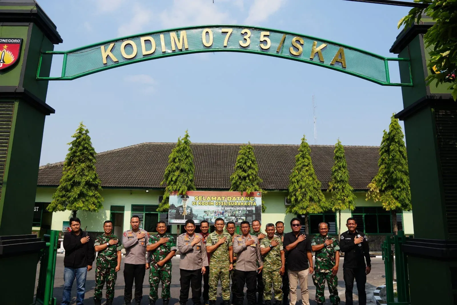 Kapolresta Surakarta dan Kodim 0735 Surakarta Kokohkan Sinergi TNI-Polri