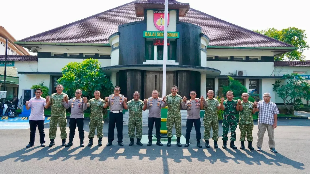 Kapolrestabes Semarang Perkuat Sinergi dengan Kodim 0733 untuk Meningkatkan Kamtibmas