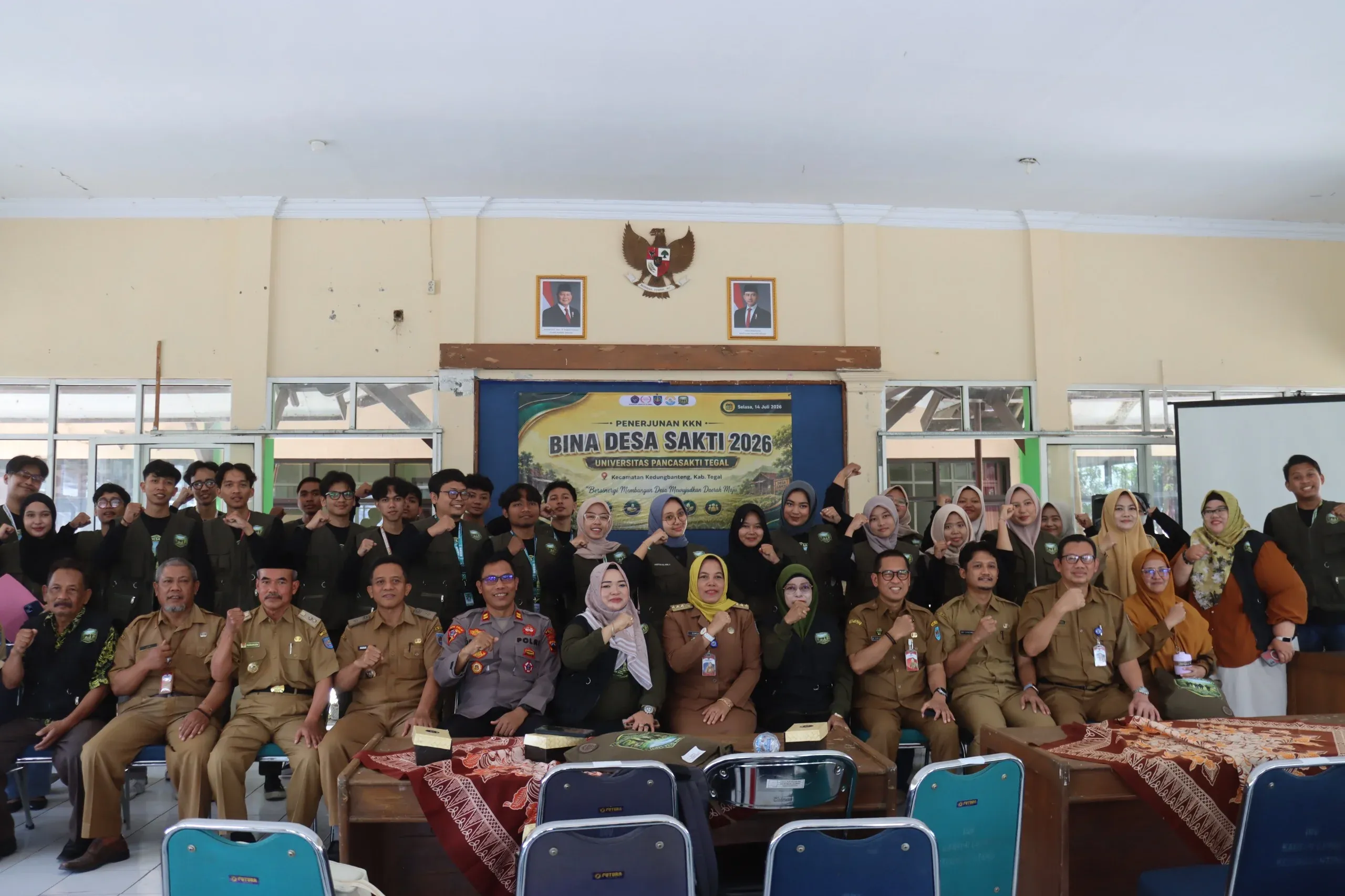 Ratusan Mahasiswa KKN UPS Resmi Diterjunkan ke Kecamatan Kedungbanteng